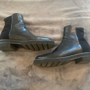 Stuart Weitzman Black Ankle Boots